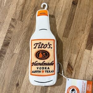 Tito’s White and Orange Dog Toy